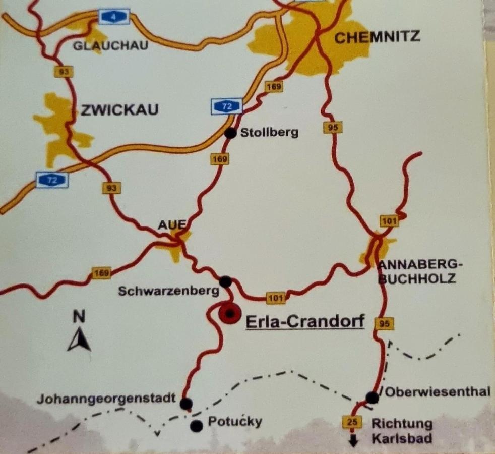 Ferienwohnung Bergidyll Schwarzenberg  Dış mekan fotoğraf